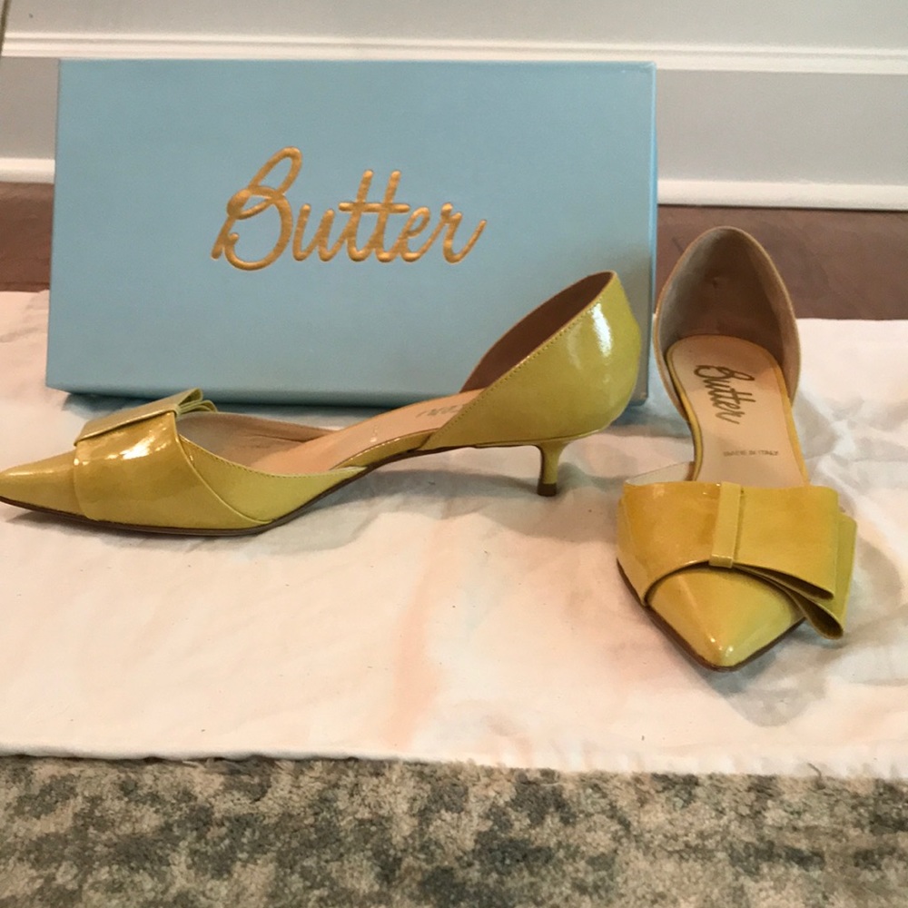 Butter Kitten Heels Shoes 7.5